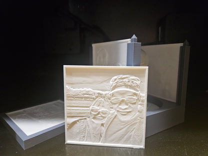 5 Sided Lithophane Box