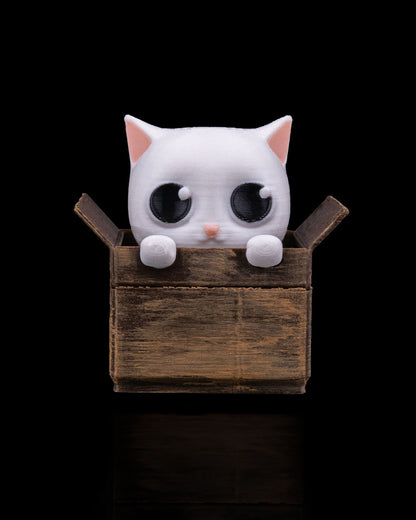 Pet the Cat Fidget & Keychain